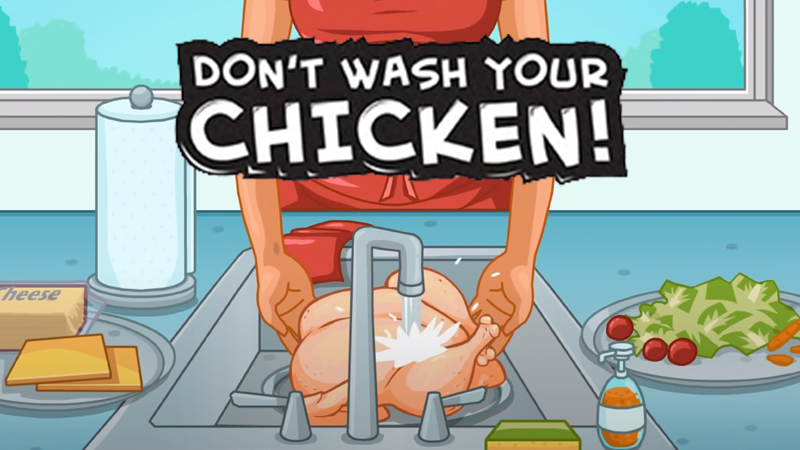 Don't Wash Your Chicken! Banner image