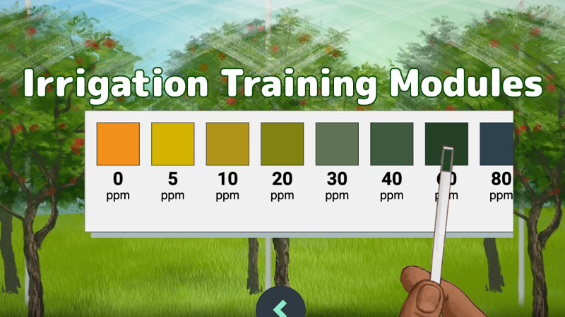Irrigation Training Modules Banner image